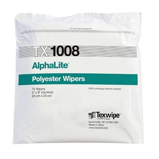 AlphaLite® TX1008 Dry Cleanroom Wipers, Non-Sterile