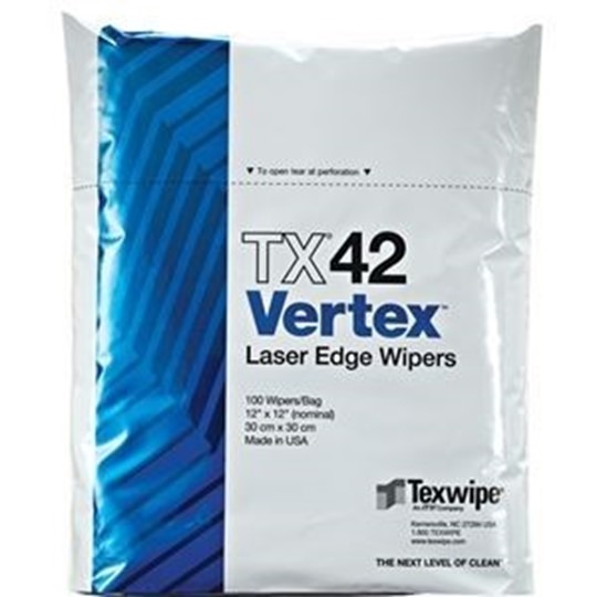 Vertex® TX42 Dry Cleanroom Wipers, Non-Sterile