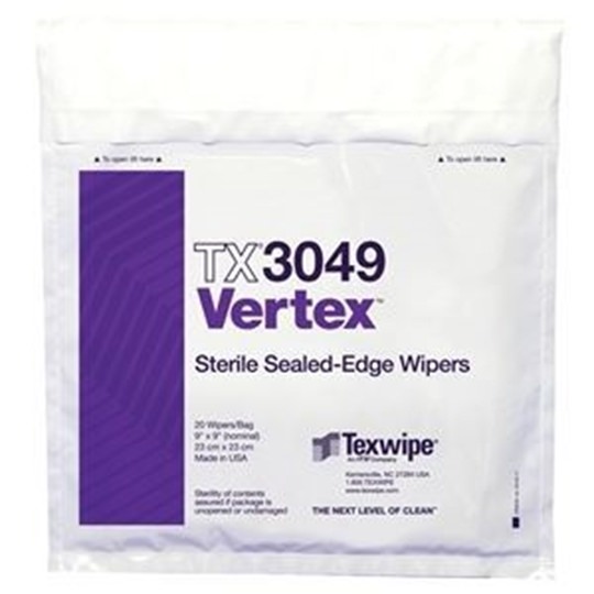 Sterile Vertex® TX3049 Dry Cleanroom Wipers