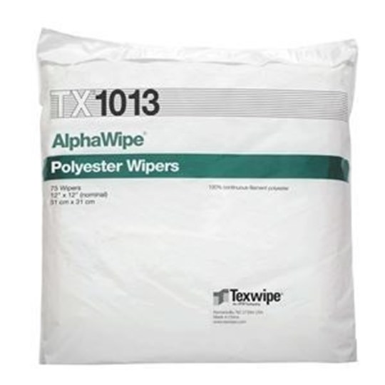 AlphaWipe® TX1013 Dry Cleanroom Wipers, Non-Sterile
