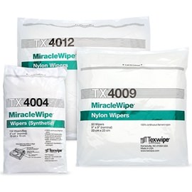 MiracleWipe® Dry Nylon Cleanroom Wipers, Non-Sterile