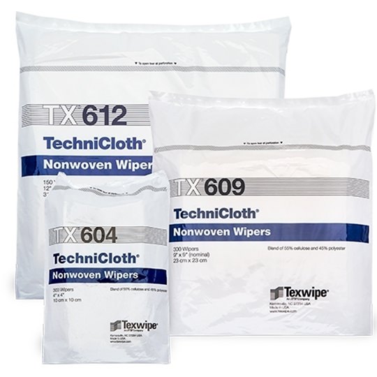 TechniCloth® Dry Nonwoven Cleanroom Wipers, Non-Sterile