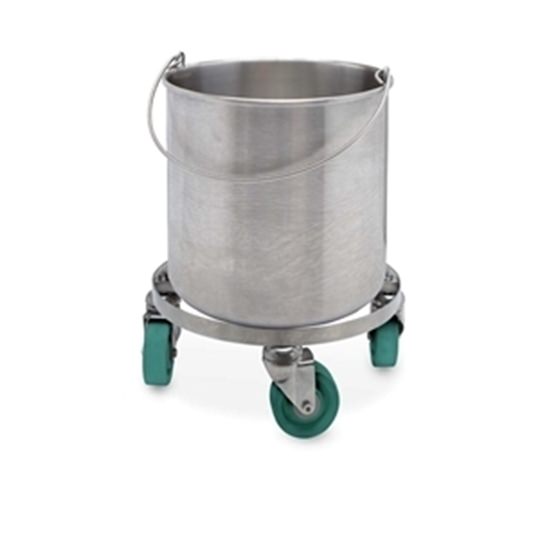 Picture of BetaMop® TX7065 Stainless Steel Bucket with Casters, 8 gallon