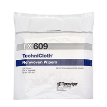 TechniCloth® TX609 Nonwoven Dry Cleanroom Wipers, Non-Sterile