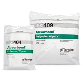 Absorbond® Dry Nonwoven Cleanroom Wipers, Non-Sterile