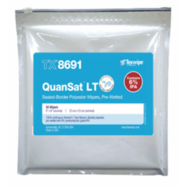 Picture of Vectra® QuanSat® LT TX8691 Pre-Wetted Cleanroom Wipers, Non-Sterile