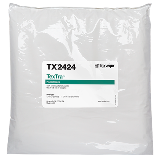 Picture of TexTra™ TX2424 Dry Cleanroom Wipers, Non-Sterile