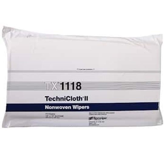 TechniCloth® II TX1118 Dry Nonwoven Cleanroom Wipers, Non-Sterile