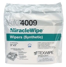 MiracleWipe® TX4009 Dry Nylon Cleanroom Wipers, Non-Sterile