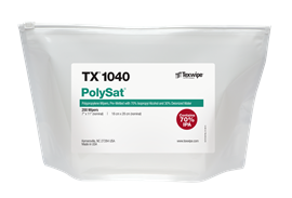 PolySat® TX1040 Pre-wetted Cleanroom Wipers, Non-Sterile