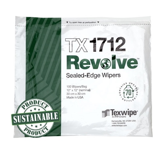 REVOLVE™ TX1712 Dry, Cleanroom Wipers, Non-Sterile