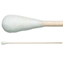 Picture of STX705W Spun Cotton Cleanroom Swab with Wood Handle, Sterile