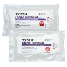 Picture of TechniSat® Pre-Wetted Nonwoven Cleanroom Wipers, Sterile