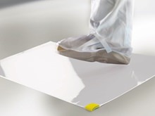 Picture of 25" x 45" CleanStep™ Adhesive Mat, White  AMA254581W