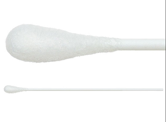 Picture of STX763 Spun Polyester Cleanroom Swab with Large Head and Polystyrene Handle, Sterile
