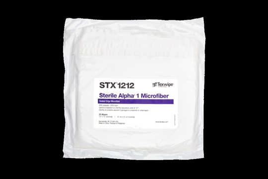 Picture of Alpha®1 Microfiber STX1212 Dry Cleanroom Wipers, Sterile