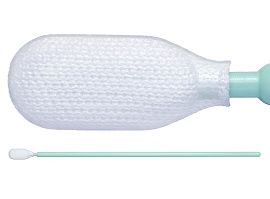 Alpha® Polyester Knit TX761 Cleanroom Swab with Long Handle, Non-Sterile