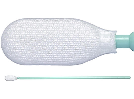 Picture of Microdenier Polyester Knit TX761MD Cleanroom Swab with Long Handle, Non-Sterile
