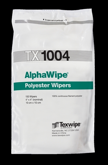 AlphaWipe® TX1004 Dry Cleanroom Wipers, Non-Sterile