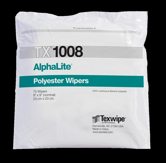 AlphaLite® TX1008 Dry Cleanroom Wipers, Non-Sterile