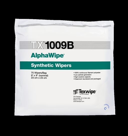 AlphaWipe® TX1009B Dry Cleanroom Wipers, Non-Sterile