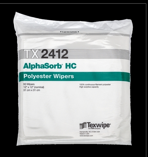 Picture of AlphaSorb® HC TX2412 Dry Cleanroom Wipers, Non-Sterile