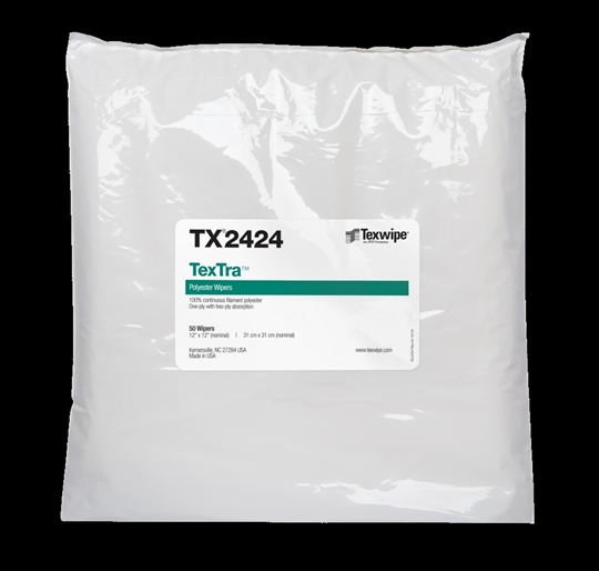 Picture of TexTra™ TX2424 Dry Cleanroom Wipers, Non-Sterile