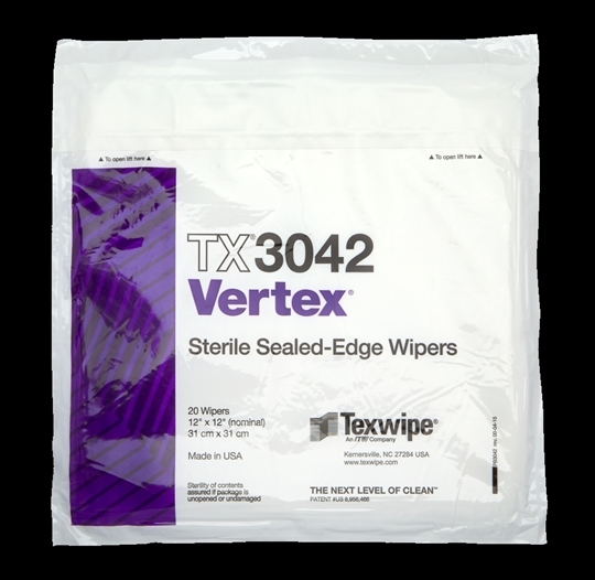 Sterile Vertex® TX3042 Dry Cleanroom Wipers