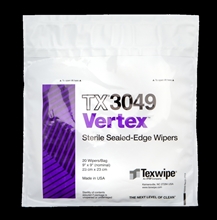 Sterile Vertex® TX3049 Dry Cleanroom Wipers